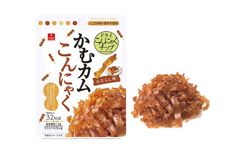 新商品 かむカムこんにゃくみたらし味 の発売を開始しました。